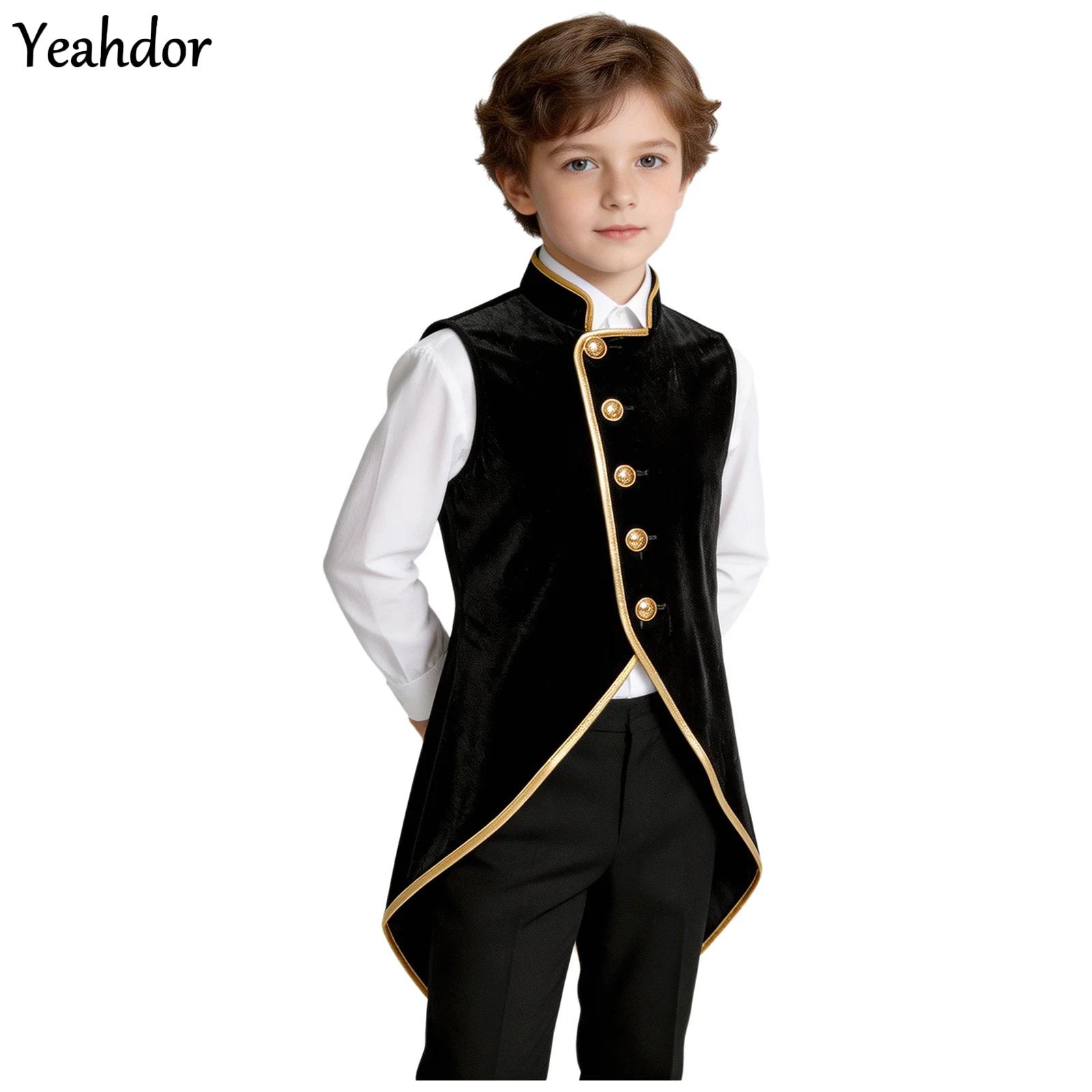 Jackets - سترة ذيلية مخملية للرجال بتصميم عتيق