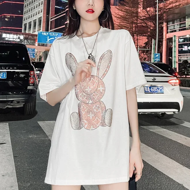 T-Shirts - تي شيرت نسائي صيفي كاجوال: تي