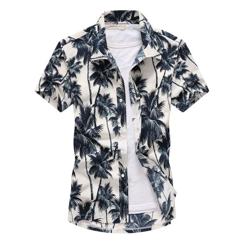 الصيف الرجال هاواي عارضة طوق ق - مراجعة Vintage Hawaiian Floral Shirt وسعره