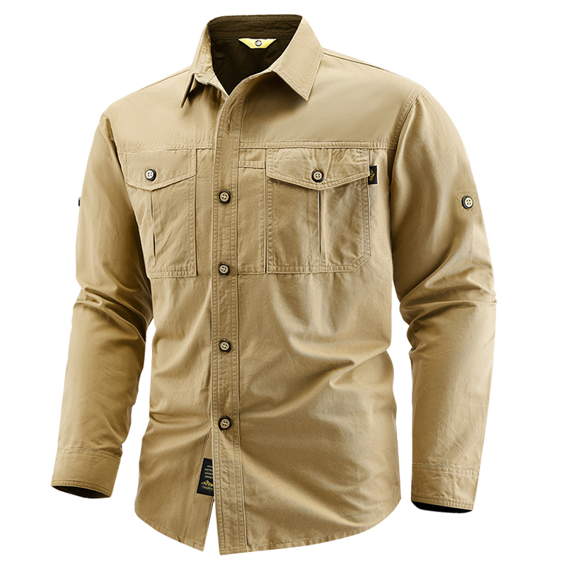 قمصان عسكرية رجالية تكتيكية بأ - مراجعة Tactical Military Shirt Cargo وسعره