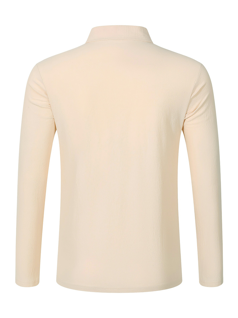 قميص بولو رجالي بأكمام طويلة م - مراجعة Mens Linen Shirt Long Sleeve وسعره