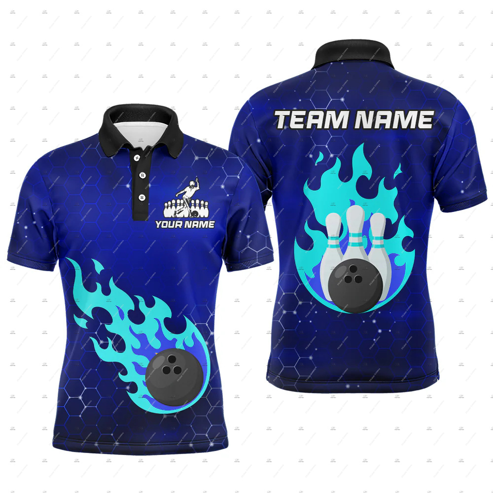 قمصان بولو صيفية بأكمام قصيرة  - مراجعة Short Sleeve Bowling Shirt Retro وسعره