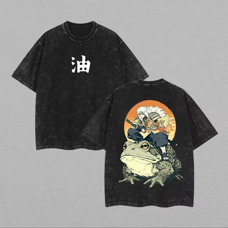 تي شيرت جيرايا 2026 بتصميم نار - مراجعة Acid Wash Vintage Graphic T Shirt وسعره