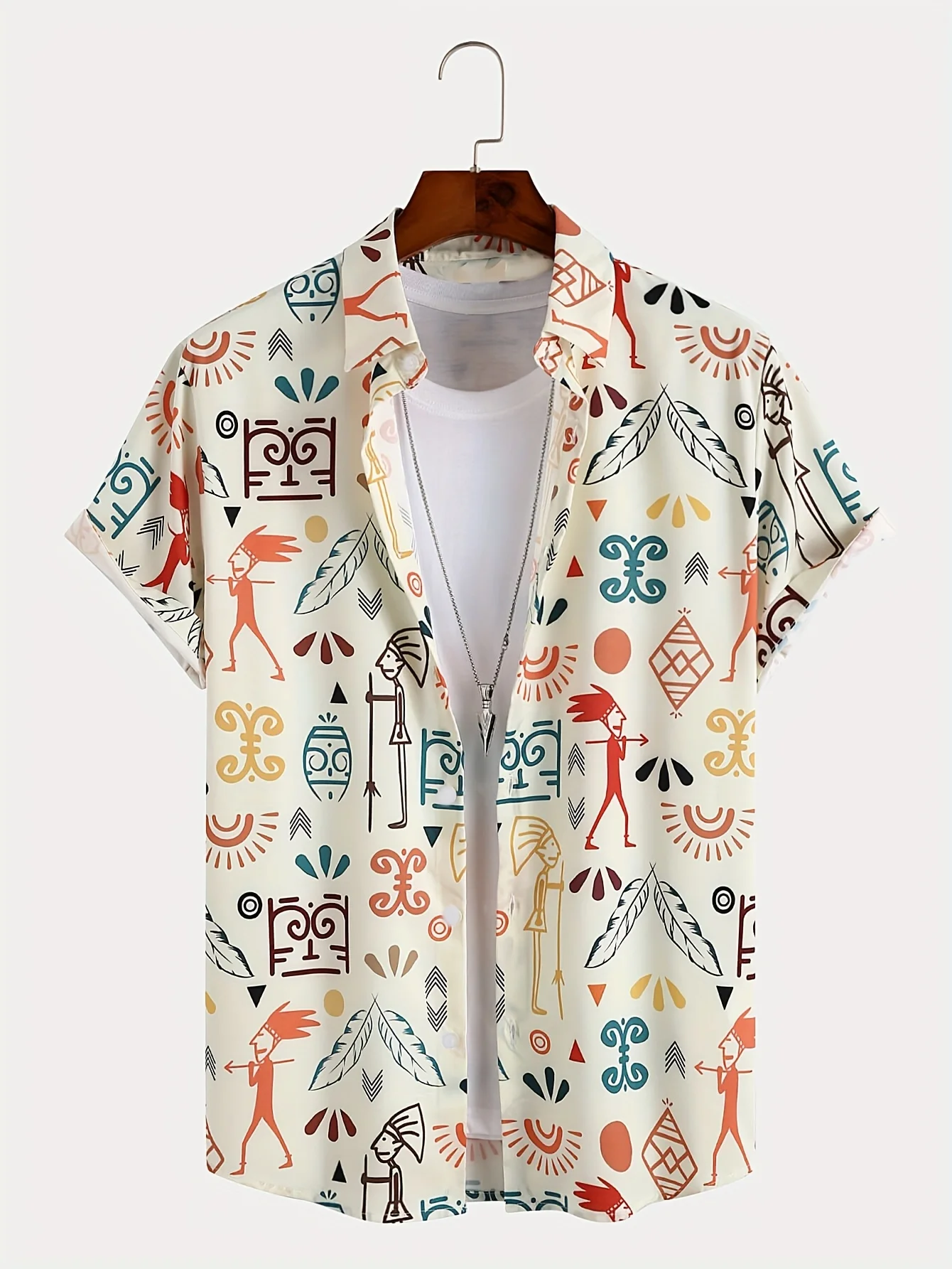 قميص هاواي رجالي متعدد الأنماط - مراجعة Vintage Hawaiian Floral Shirt وسعره