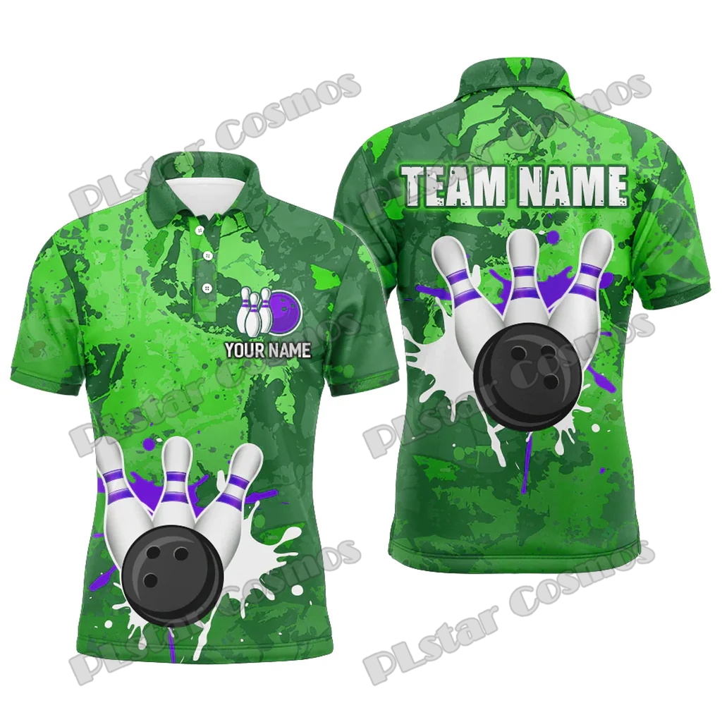 قميص بولو رجالي بتصميم ريترو ب - مراجعة Short Sleeve Bowling Shirt Retro وسعره