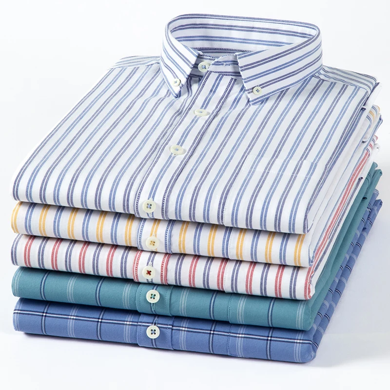 2023 جديد القطن الخالص أكسفورد - مراجعة Oxford Cotton Casual Shirt Business وسعره