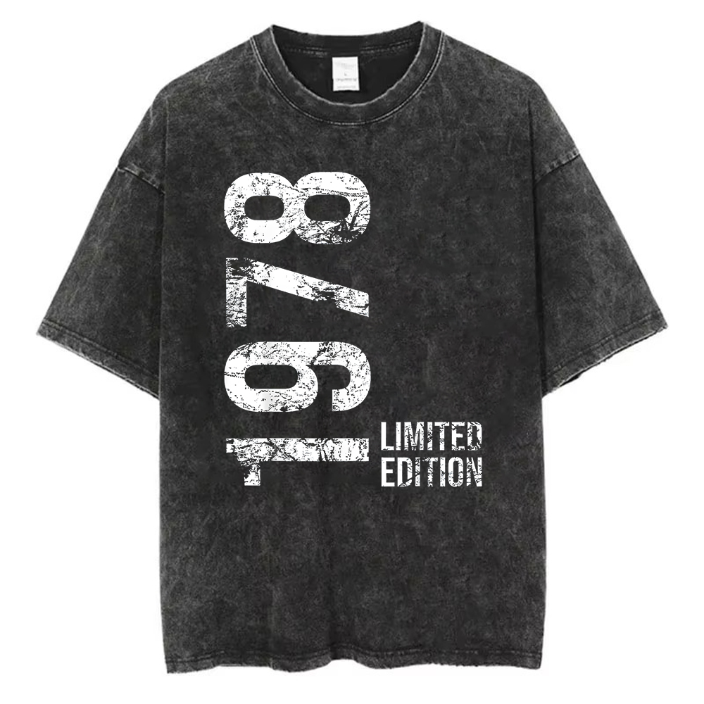 تي شيرت نسائي بطبعة جرافيك من  - مراجعة Acid Wash Vintage Graphic T Shirt وسعره