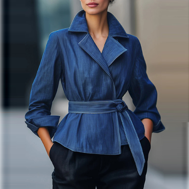جاكيت جينز نسائي أنيق لخريف ور - مراجعة Jackets وسعره