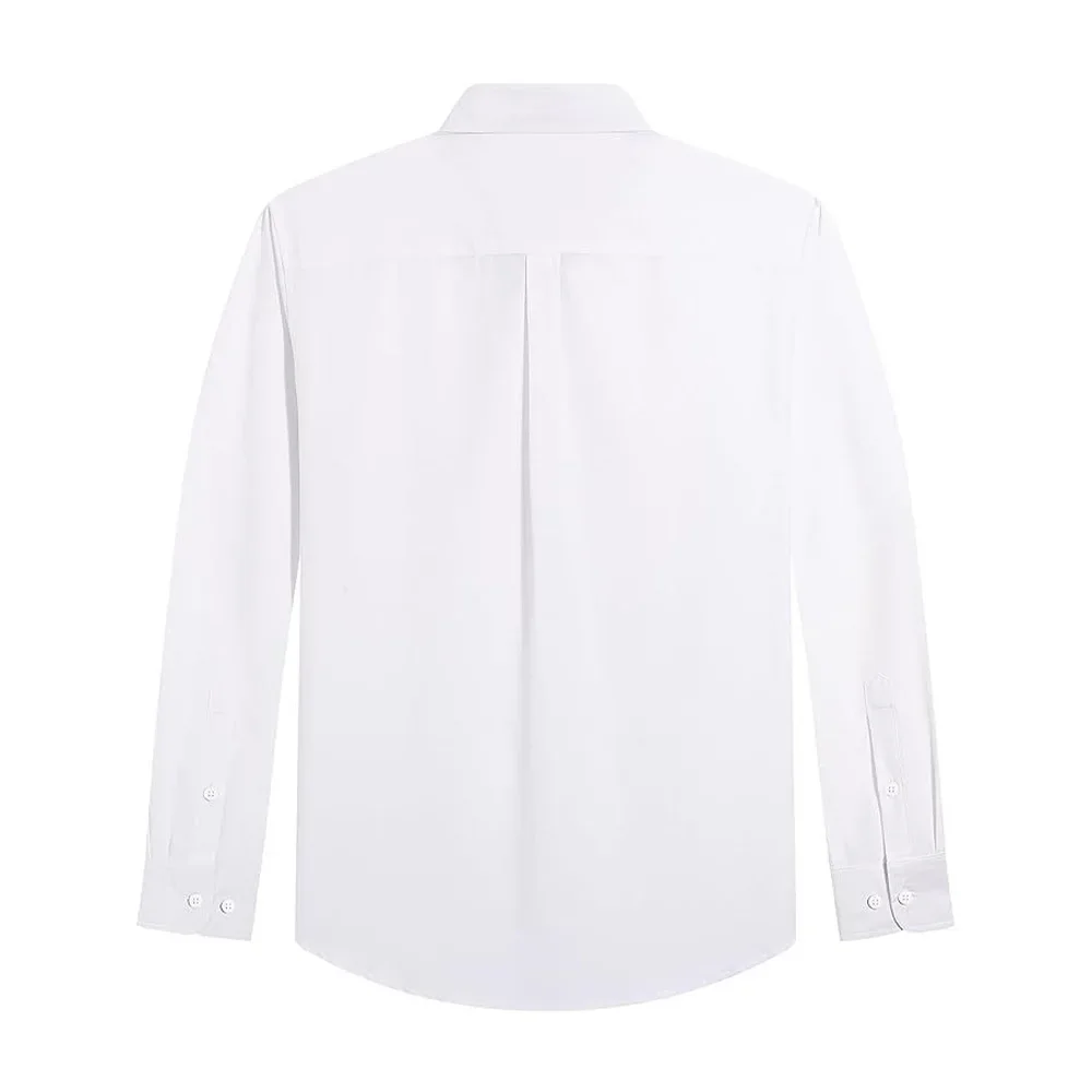 قمصان رجالية طويلة الأكمام بلو - مراجعة Oxford Cotton Casual Shirt Business وسعره